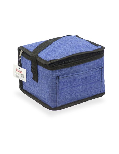 Nevera diseño tejana con asa color azul 4,5 l