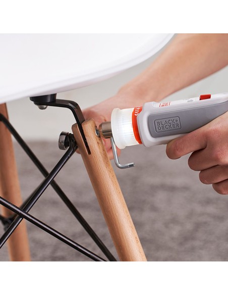 Kit: atornillador hexdriver 3,6v + aspirador de mano 3,6v bcknvcrta01-qw black & decker