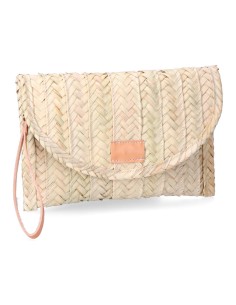 Cartera valle-2 de palma con tapa redondeada