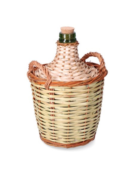 Garrafa caña y mimbre 8l.