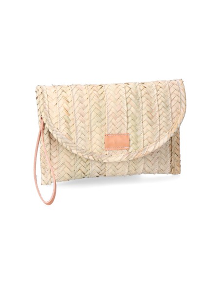 Cartera valle-1 de palma con tapa redondeada .