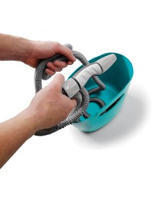 Kit manguera extensible aquapop 15m con cesta de plástico color azul gf80267600 gf 2