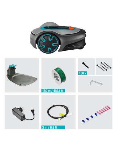 Robot cortacésped sileno para segar jardines...