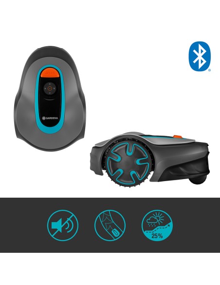 Robot cortacésped sileno para segar jardines 15201-34 gardena
