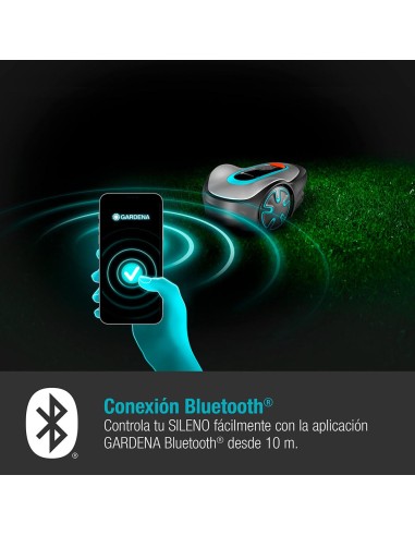 Robot cortacésped sileno para segar jardines...