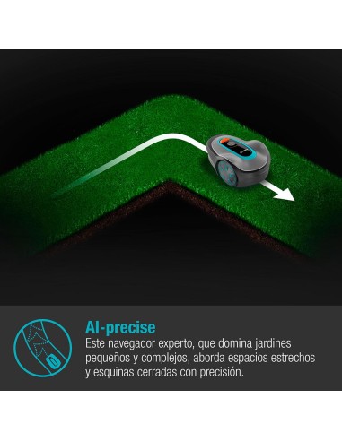 Robot cortacésped sileno para segar jardines...