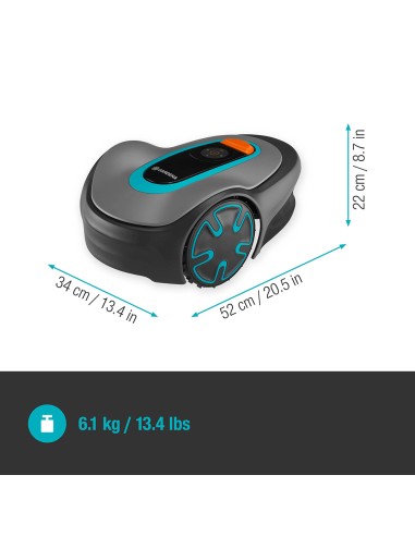 Robot cortacésped sileno para segar jardines...