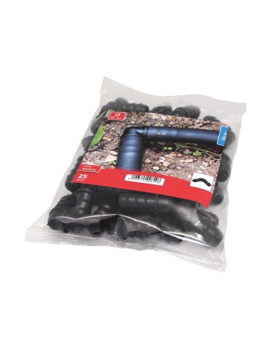 Codo 16mm en bolsa granel 25 unidades 901625...