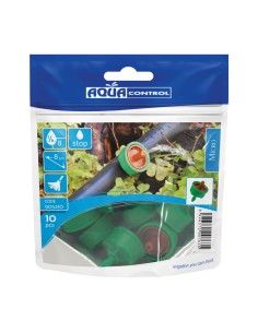 10 goteros stopper 8 l/h. - autocompensado y autolimpiable antidrenante 905210 aqua control 2