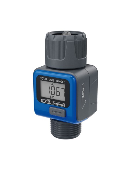 Caudalímetro digital conexión rh 3/4" c2500 aqua control