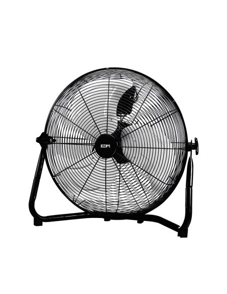 Ventilador industrial de suelo. color negro 100w aspas ø45 x 54 cm