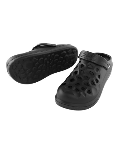 Zuecos para jardín y casa perforado negro talla 45