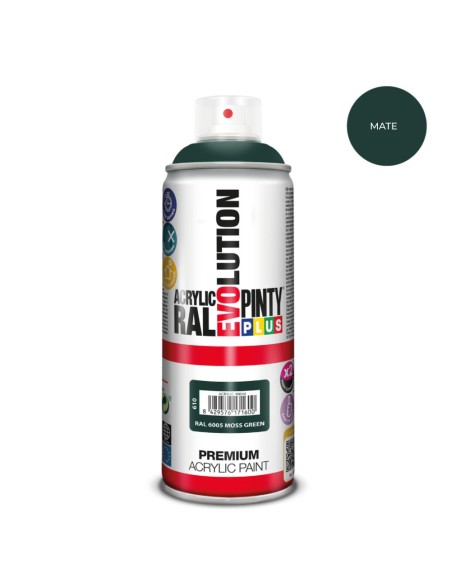 Pintura en spray pintyplus evolution 520 cc ral 6005 matt moss green