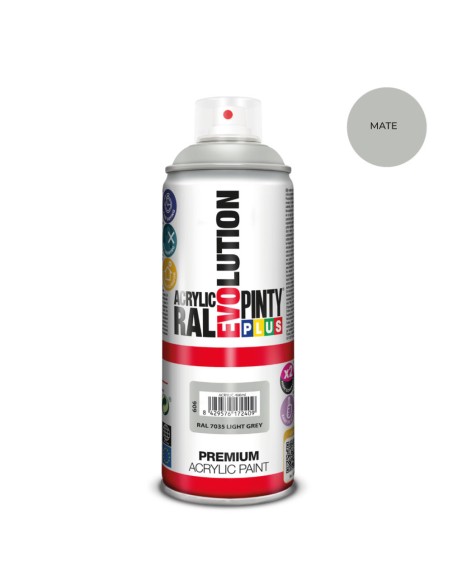 Pintura en spray pintyplus evolution 520 cc ral 7035 matt light grey