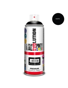 Pintura en spray pintyplus evolution 520 cc ral 9004 matt signal black