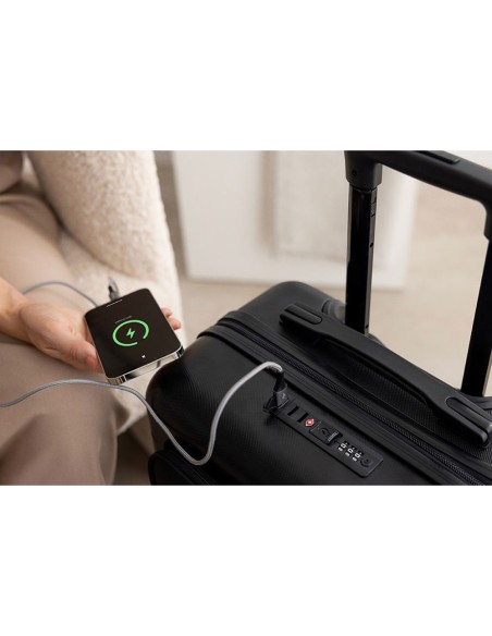 Maleta 38l de cabina t21 negra rigida business 55x35,5x23,5cm 1200608 numada