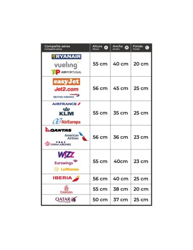 Maleta 38l de cabina t21 negra rigida business...