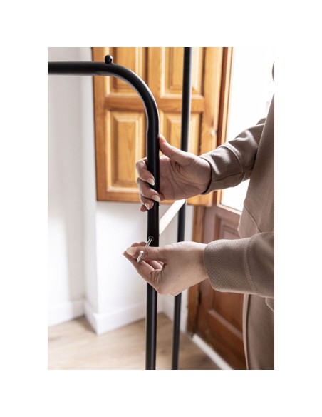 Perchero burro hangy duo negro hasta 30 kg