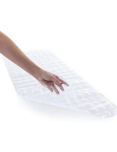 Alfombra de ducha transparente 100 x 40 cm 2