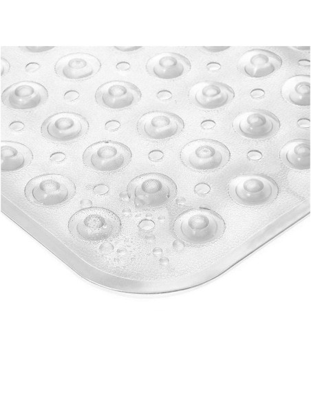 Alfombra de ducha transparente 100 x 40 cm