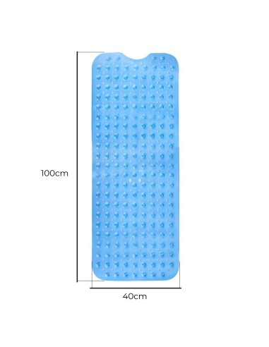 Alfombra de ducha colores surtidos 100 x 40 cm