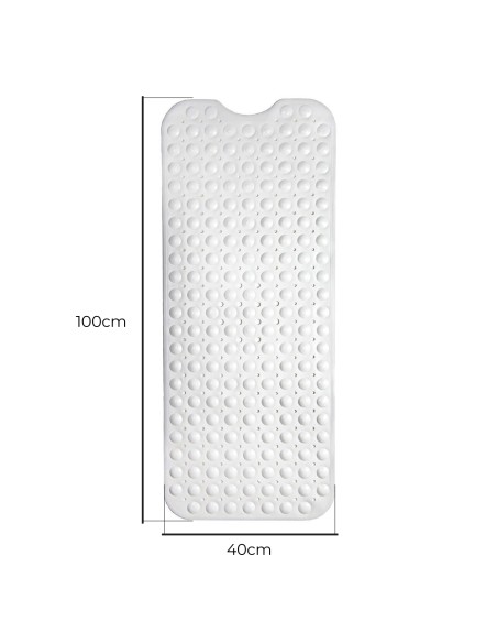 Alfombra de ducha colores surtidos 100 x 40 cm