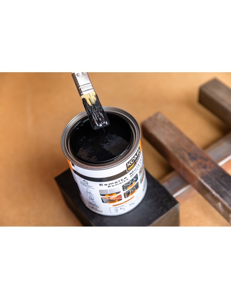 Esmalte multisuperficies negro mate 750 ml koma tools