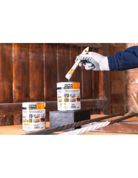 Esmalte multisuperficies blanco satinado 750 ml koma tools