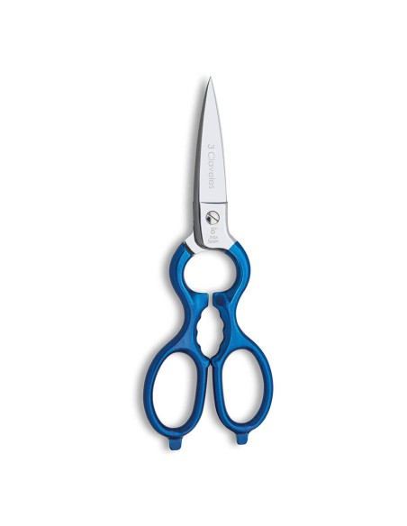 Tijera cocina varios usos inox me. 8" d 3 claveles