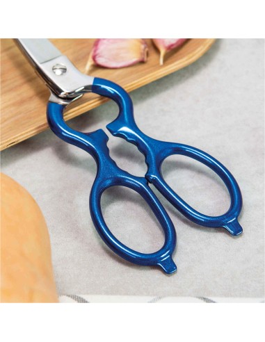 Tijera cocina varios usos inox me. 8" d 3 claveles