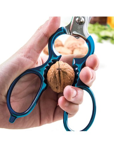 Tijera cocina varios usos inox me. 8" d 3 claveles