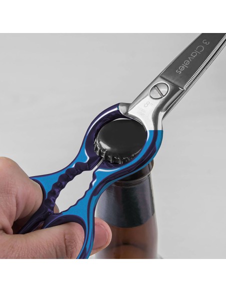 Tijera cocina varios usos inox me. 8" d 3 claveles