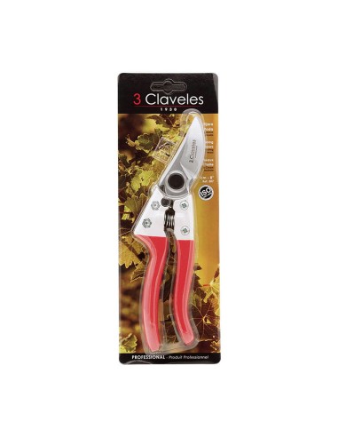 Tijera poda cabeza inclinada m. aluminio 21 cm