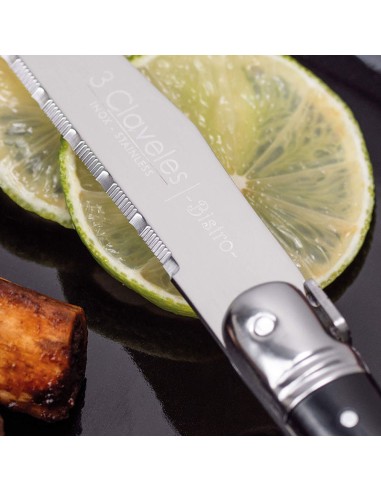 Set 4 cuchillos chuleteros bistro 11.5 cm -...