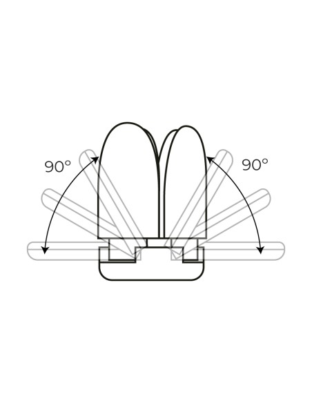 Bombilla led multidireccional, casquillo e27, potencia 30 w, luz fría