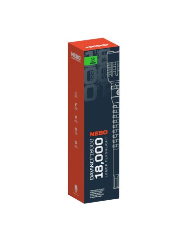 Linterna davinci 18000. recargable. bateria...