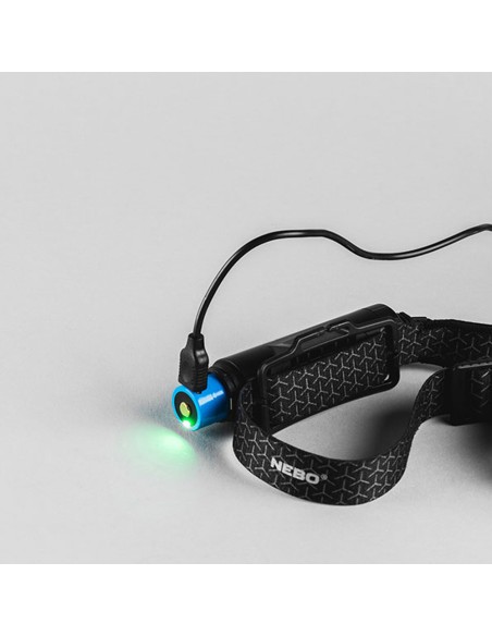 Foco frontal einstein™ 1000. flex recarg/pilas. nebo