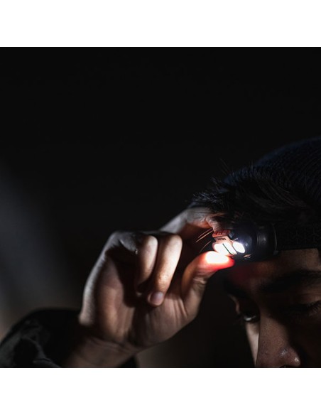 Foco frontal einstein™ 1000. flex recarg/pilas. nebo