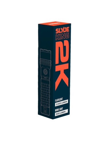Linterna slyde king 2k. linterna+lámpara cob...