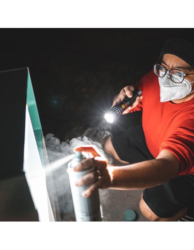 Linterna slyde king 2k. linterna+lámpara cob...