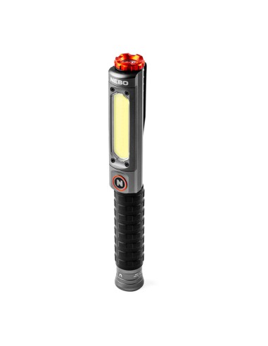Linterna big larry pro+. lámpara+cob recagable por la compra de 6 unidades un expositor de regalo