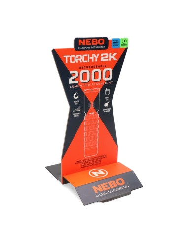 Linterna torchy 2k. compacta recargable por la...