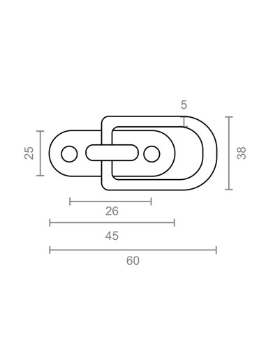 Blister de 2 anillas c/placa toldos ap03 92131...