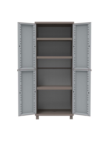 Armario jrattan 369, 3 baldas, 68 x 37,5 x 170 cm