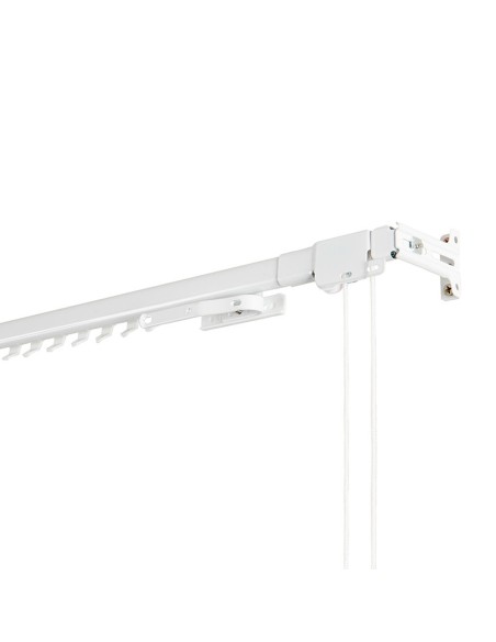 Riel reforzado extensible 70-120cm blanco cintacor - storplanet