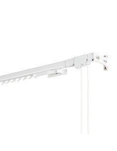 Riel reforzado extensible 120-210cm blanco cintacor - storplanet 2