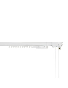 Riel reforzado extensible 160-300cm blanco cintacor - storplanet