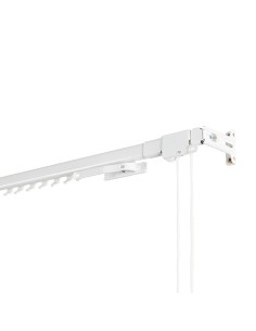 Riel reforzado extensible 160-300cm blanco cintacor - storplanet 2