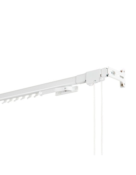 Riel reforzado extensible 160-300cm blanco cintacor - storplanet