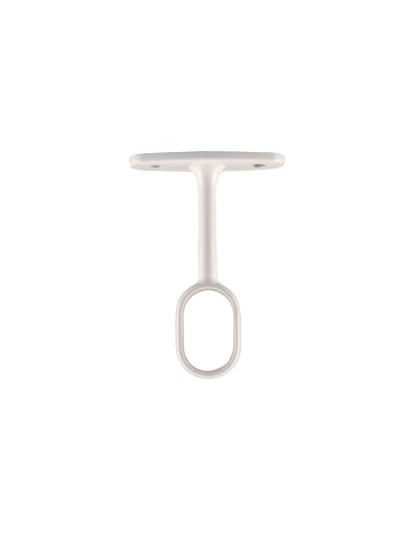 Soporte armario central ovalado blanco (1 ud) cintacor - storplanet